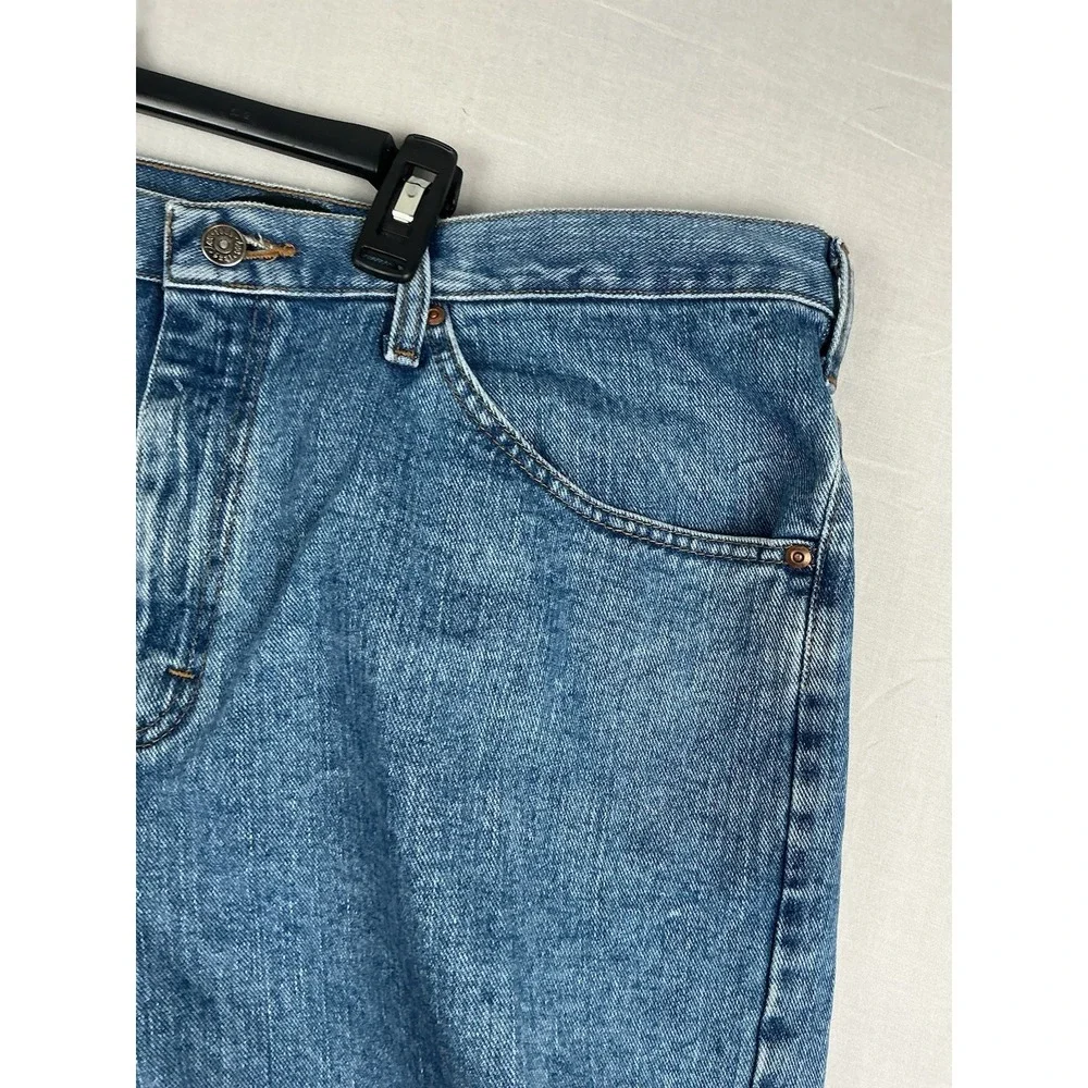 Lee Y2K Denim Shorts Mens 38 Blue Regular Fit Made In Mexico Bermuda